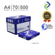 [5 REAMS] A4 Paper 70gsm 500 Sheets - Premium Quality Office Paper