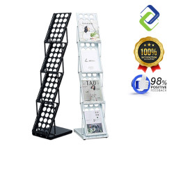 Foldable Metal A4 Stand for Brochure Newspaper Magazine Book