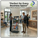 Heavy Duty Metal Brochure Display Rack 4 Tier Stand