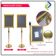 A2 Poster Display Stand (Silver/Black/Gold) – Stable Weighted Base