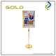 A2 Poster Display Stand (Silver/Black/Gold) – Stable Weighted Base