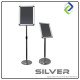 A3 Size Paper Pedestal Floor Display Stand (Round Edge) A3 Size Paper Pedestal Floor Display Stand (Round Edge)