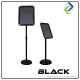 A3 Size Paper Pedestal Floor Display Stand (Round Edge) A3 Size Paper Pedestal Floor Display Stand (Round Edge)