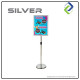 A3 Pedestal Display Stand Right Angle – Freestanding Paper Sign Holder for Retail & Office