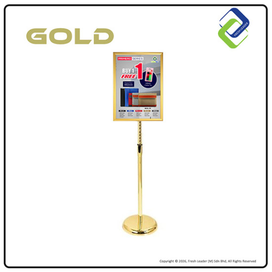 A3 Pedestal Display Stand Right Angle – Freestanding Paper Sign Holder for Retail & Office