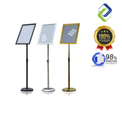 Floor Display Stand for A4 Paper Stylish Right Angle Frame