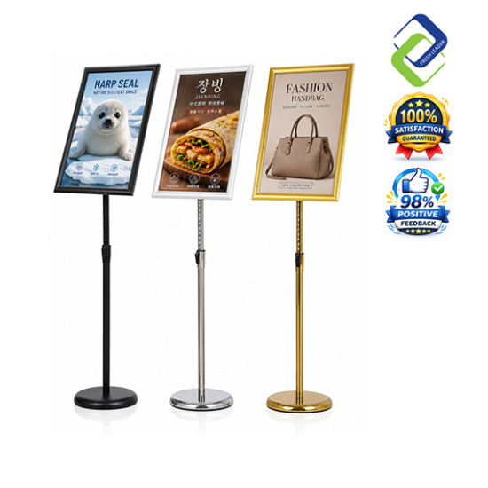 A4 Sign Holder Stand Adjustable Right Angle Display Frame