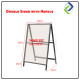 Iron Outdoor Double-Sided Display Stand (90 x 60cm) 