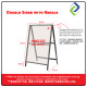 Weather-Resistant Outdoor Sign Stand (90 x 60cm) - Buy Now! Weather-Resistant Outdoor Sign Stand (90 x 60cm) - Buy Now!