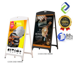  Premium Double-Sided Poster Stand (90x60cm) - Display Excellence
