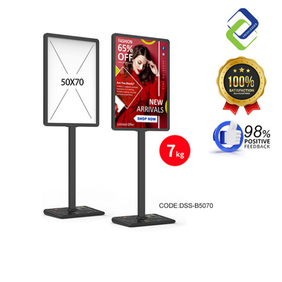 Portable Double-Sided Windproof Display Stand for Shops, Events & Promotions