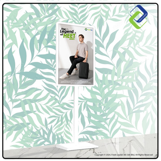 Portable Double-Sided Windproof Display Stand for Shops, Events & Promotions