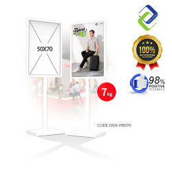 Portable Double-Sided Windproof Display Stand for Shops, Events & Promotions