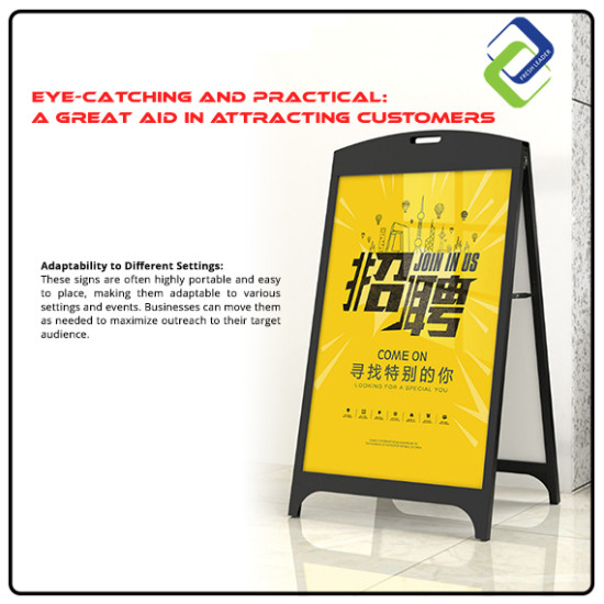 Premium Poster Board Stand (90x60cm) - Single Sided