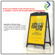 Premium Poster Board Stand (90x60cm) - Single Sided