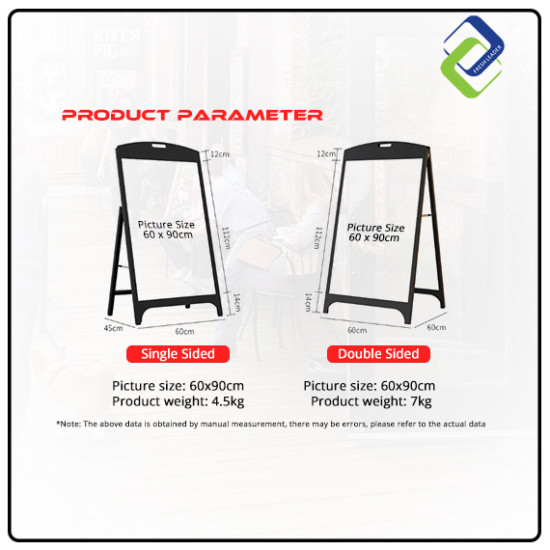 Premium Poster Board Stand (90x60cm) - Single Sided
