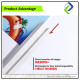 Premium Aluminum Display Stand | Elegant 100x200cm Banner Holder