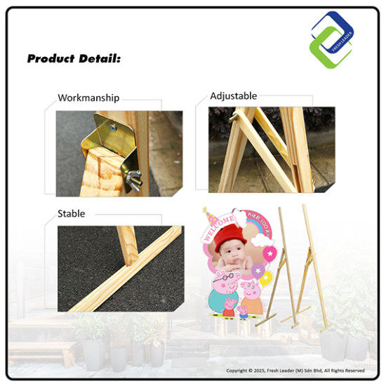 1.2m Wooden Human Standee Display – Custom Life-Size Advertising Figure for Promotions