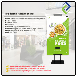 Promotional Bunting Stands: H-Stand Poster Banner Display