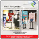 Promotional Bunting Stands: H-Stand Poster Banner Display