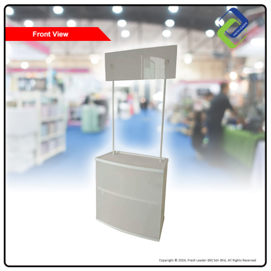 Portable Trade Show Promotion Table: Foldable Stand for Supermarket Advertising