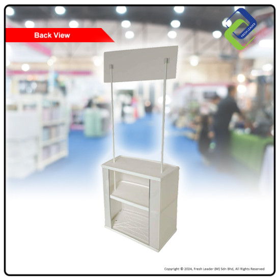 Portable Trade Show Promotion Table: Foldable Stand for Supermarket Advertising