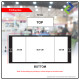 Portable Trade Show Promotion Table: Foldable Stand for Supermarket Advertising