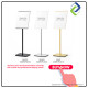 Wholesale A3 Poster Stand Frameless Display Quick Change Gold
