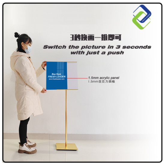 A4 Frameless Display Board with Stand - Stylish Black Design for Effective Showcases A4 Frameless Display Board with Stand - Stylish Black Design for Effective Showcases