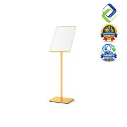 Wholesale A3 Poster Stand Frameless Display Quick Change Gold