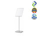Wholesale A3 Poster Stand Frameless Display Quick Change Silver