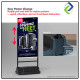 Sturdy 60x90cm Aluminum Water-Filled Display Stand – Rust-Resistant Frame with Wheels, Ideal for Outdoor Use