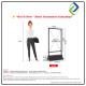 Sturdy 60x90cm Aluminum Water-Filled Display Stand – Rust-Resistant Frame with Wheels, Ideal for Outdoor Use