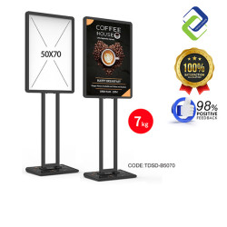 Versatile Double-Sided Windproof Display Stand – Sturdy Dual Support Sign Holder for Indoor & Outdoor Advertising
