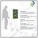 Versatile Double-Sided Windproof Display Stand – Sturdy Dual Support Sign Holder for Indoor & Outdoor Advertising