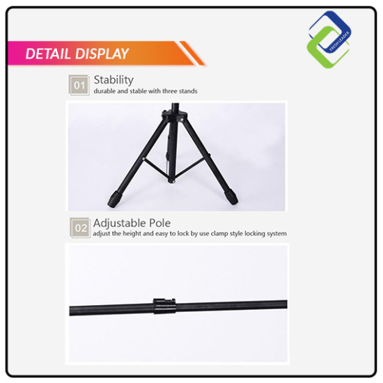 Double-Sided T Bunting Banner Display Stand with Tripod Double-Sided T Bunting Banner Display Stand with Tripod