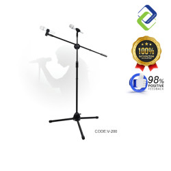 Height Adjustable Foldable Tripod Microphone Stand | Wholesale Accessories