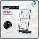 Durable Windproof Aluminum Poster Stand | 60x90cm Display Solution Durable Windproof Aluminum Poster Stand | 60x90cm Display Solution