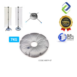 Water-Fillable PVC Base Bag, 7kg Capacity, 460mm Diameter – Stable Flag Stand