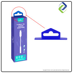 100pcs : Aircraft Hole Plastic Hook (70mm x 25mm)