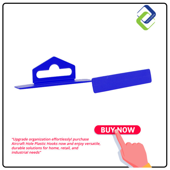 100pcs : Aircraft Hole Plastic Hook (70mm x 25mm) 100pcs : Aircraft Hole Plastic Hook (70mm x 25mm)
