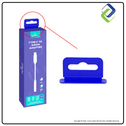 100 pcs : Aircraft Hole Plastic Hook (45mm x 25mm)