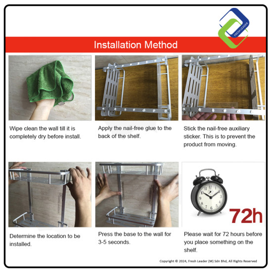 Hang & Store: Aluminum Triangle Shelf Rack for Bathrooms Hang & Store: Aluminum Triangle Shelf Rack for Bathrooms