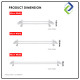 Double Towel Rail & No Drilling Bath Towel Bar (90cm) | Easy Installation Double Towel Rail & No Drilling Bath Towel Bar (90cm) | Easy Installation
