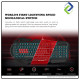 Bloody B318 Gaming Keyboard – Light Strike 8 Infrared Switch for Pro Gamers