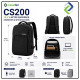 CASETEC CS200 15.6" Laptop Backpack USB Charging Waterproof Business Travel Bag
