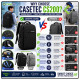 CASETEC CS200 15.6" Laptop Backpack USB Charging Waterproof Business Travel Bag