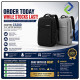CASETEC CS200 15.6" Laptop Backpack USB Charging Waterproof Business Travel Bag