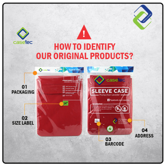CASETEC EVA Series Laptop Sleeve - Available in 11.6, 13.3, 14, 15.6, 17 Inch Sizes CASETEC EVA Series Laptop Sleeve - Available in 11.6, 13.3, 14, 15.6, 17 Inch Sizes
