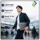 CASETEC ZEN Laptop Sleeve 13.3” 14” 15.6” Waterproof